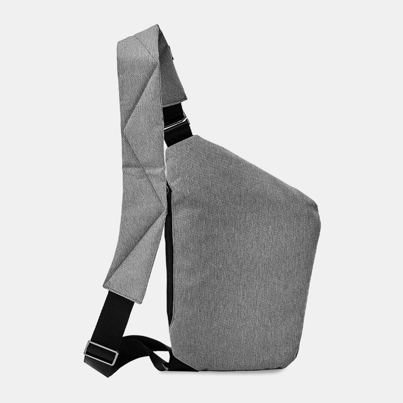 Hommes Mince Anti-vol Poitrine Sac Multifonction Multi-poches Étanche Bandoulière Sac Sling Bag