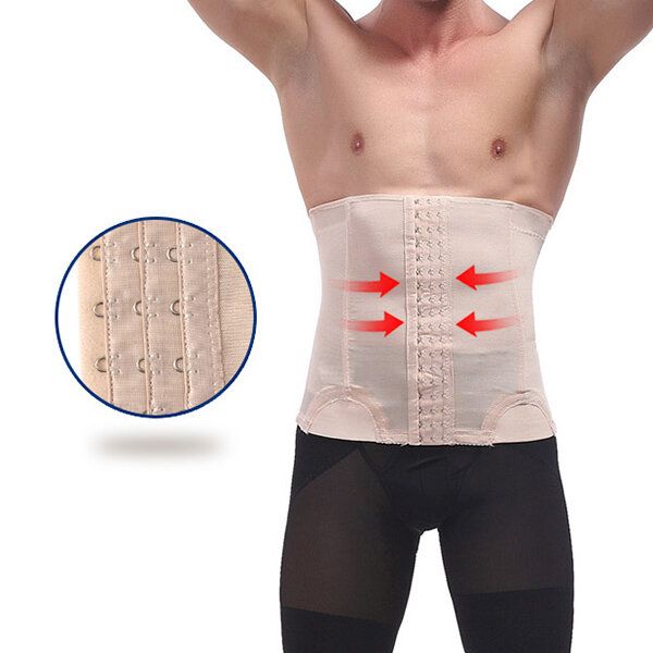 Hommes Minceur Ceinture Ventre Élastique Corps Shaper Casual Corset Abdomen Ventre Mince Ceinture