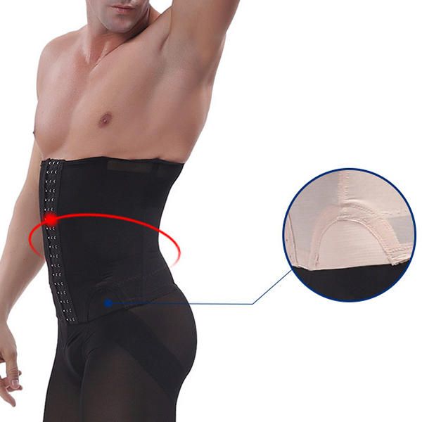 Hommes Minceur Ceinture Ventre Élastique Corps Shaper Casual Corset Abdomen Ventre Mince Ceinture