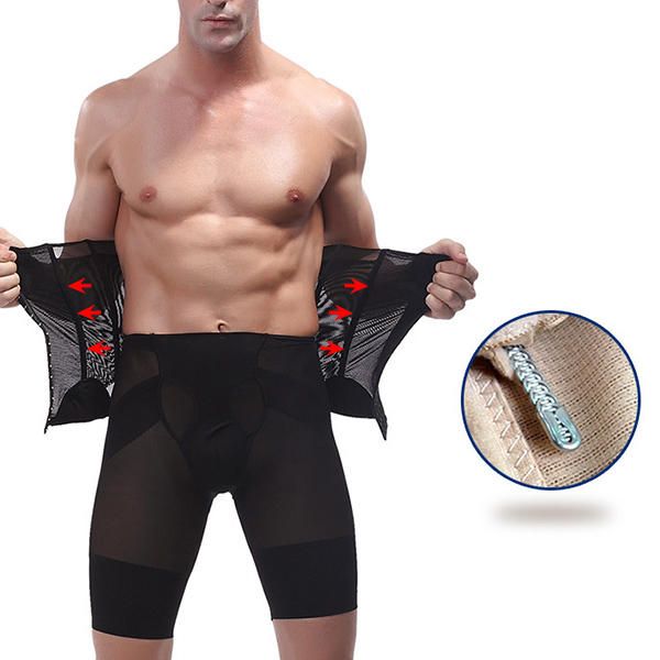 Hommes Minceur Ceinture Ventre Élastique Corps Shaper Casual Corset Abdomen Ventre Mince Ceinture