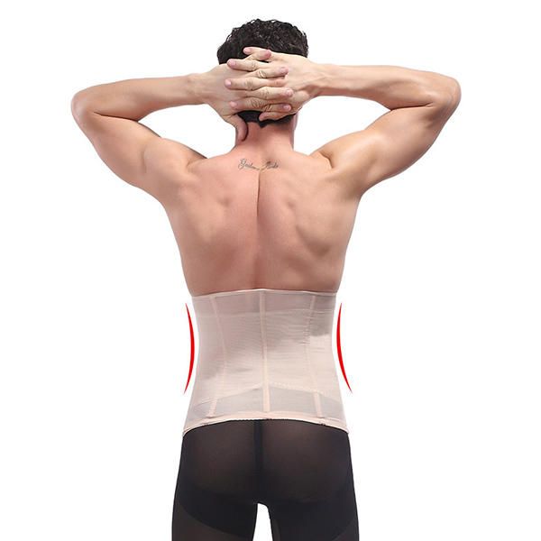 Hommes Minceur Ceinture Ventre Élastique Corps Shaper Casual Corset Abdomen Ventre Mince Ceinture