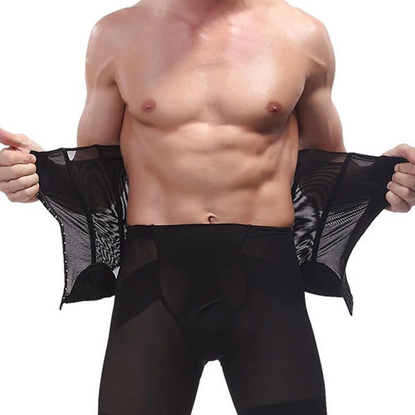 Hommes Minceur Ceinture Ventre Élastique Corps Shaper Casual Corset Abdomen Ventre Mince Ceinture