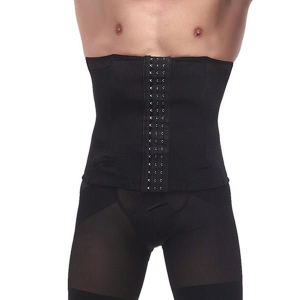 Hommes Minceur Ceinture Ventre Élastique Corps Shaper Casual Corset Abdomen Ventre Mince Ceinture