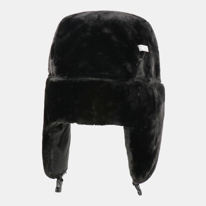 Hommes Multi-usage Amovible Masque Rideau Respirant Coupe-vent Trappeur Chapeau Hiver En Peluche Épaissir Chaud Oreille Protection Russe Chapeau Ushanka Chapeau