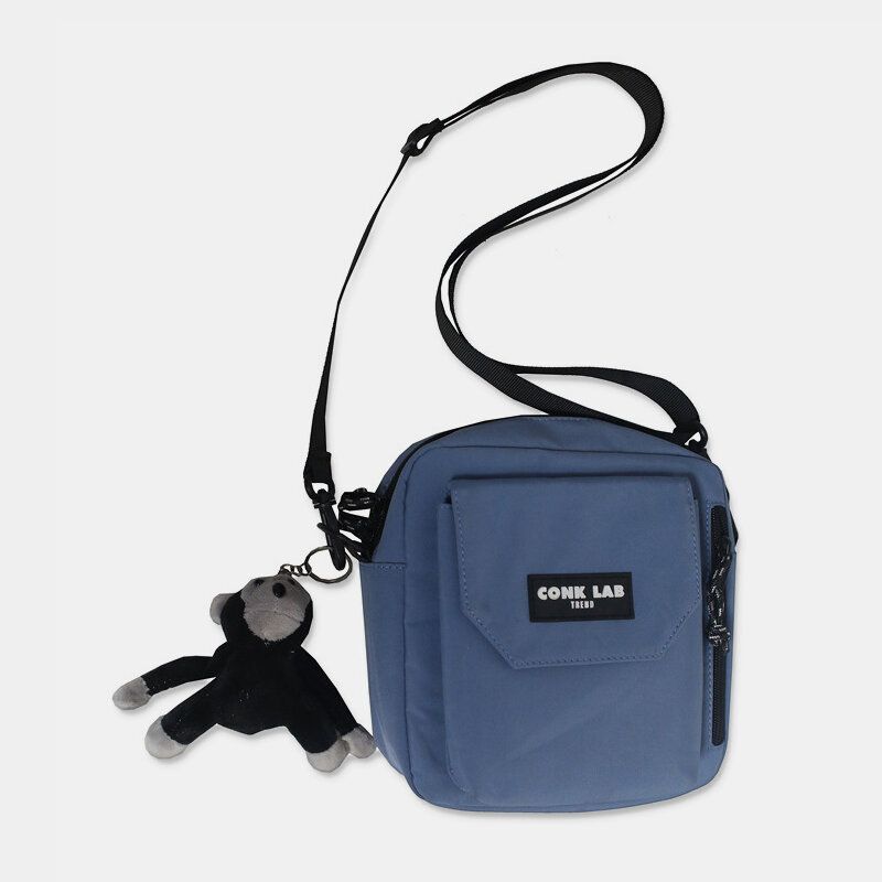 Hommes Nylon Hip-hop Brethable All-match Crossbody Bag Sac À Bandoulière