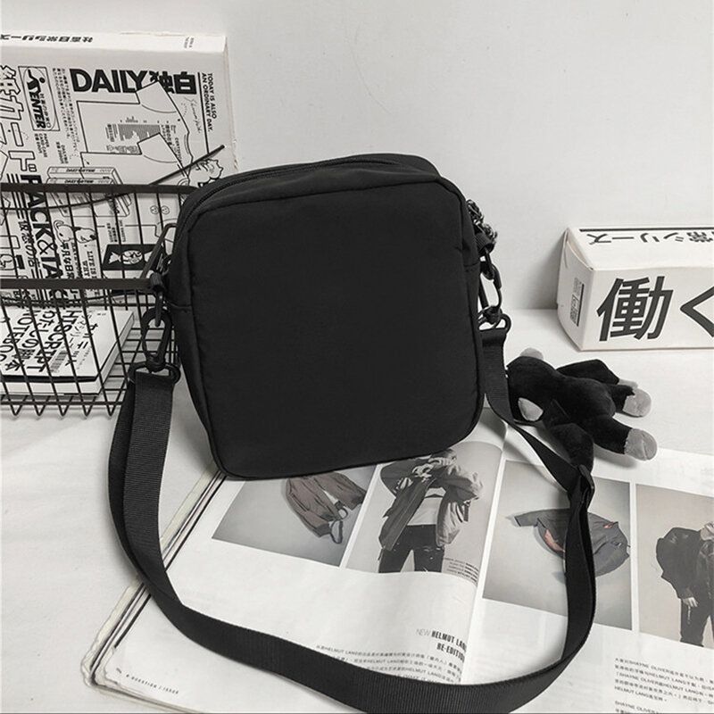 Hommes Nylon Hip-hop Brethable All-match Crossbody Bag Sac À Bandoulière