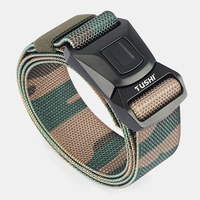 Hommes Nylon Quick Release Insert-boucle 125 cm Respirant À Séchage Rapide En Plein Air Ceinture De Sécurité Formation Tactique Ceinture