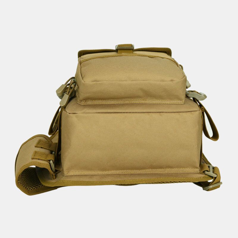 Hommes Nylon Tactique Camouflage Équitation Camping Sport En Plein Air Sac À Bandoulière Poitrine Sac