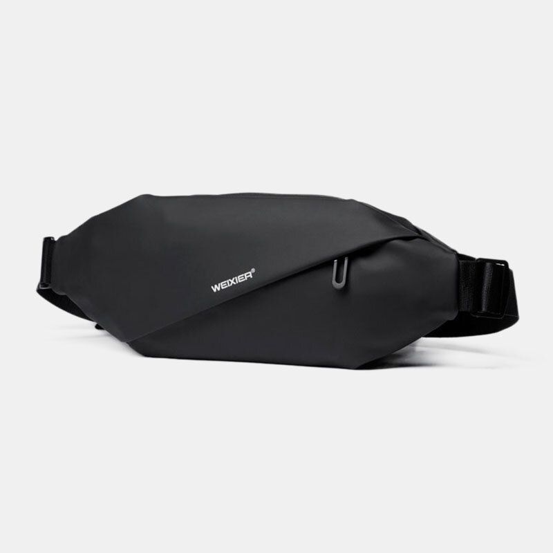 Hommes Oxford Anti-vol Étanche Poitrine Sac Minimaliste Résistant Aux Rayures Ligne Conception Grande Capacité Sac De Taille