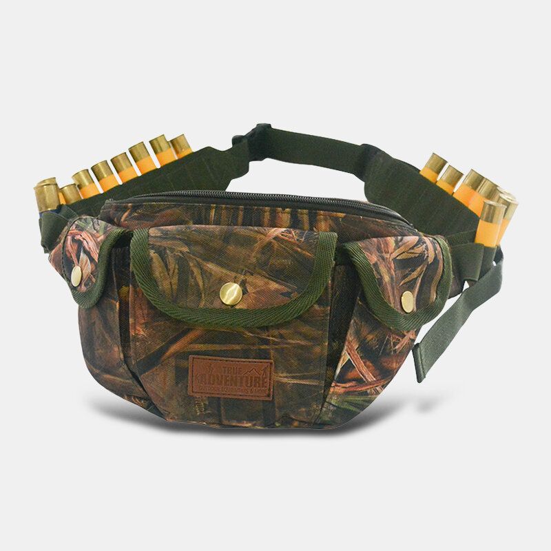 Hommes Oxford Camouflages Multifonction Chasse En Plein Air Taille Sac Réglable Tactique Sac