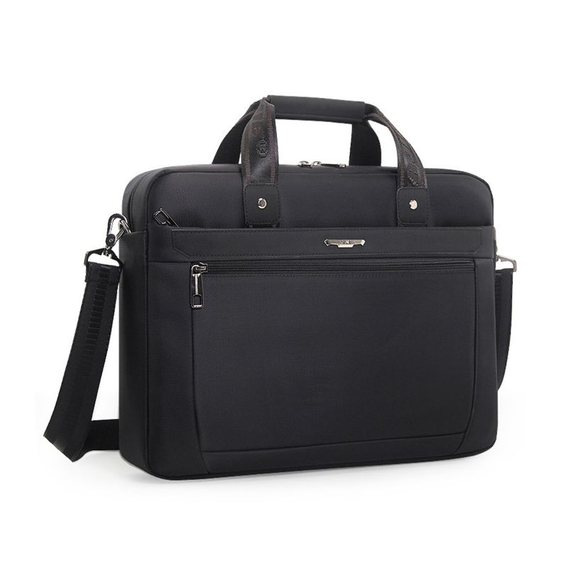 Hommes Oxfords Tissu Décontracté Grande Capacité Porte-documents Sangle Convertible Avec Poignée 16 Pouces Sac Pour Ordinateur Portable