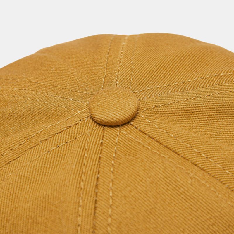 Hommes Propriétaire Cap Coton Dôme Lettre Patch Mode Brimless Beanie Skull Cap