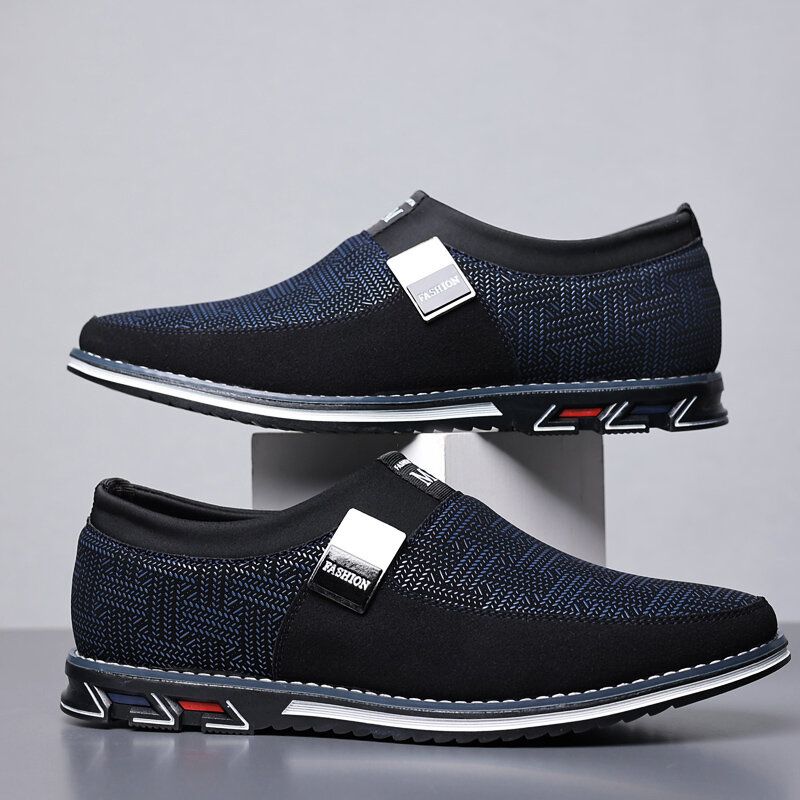 Hommes Respirant Antidérapant Confortable Doux Bas Slip On Casual Business Mocassins Chaussures