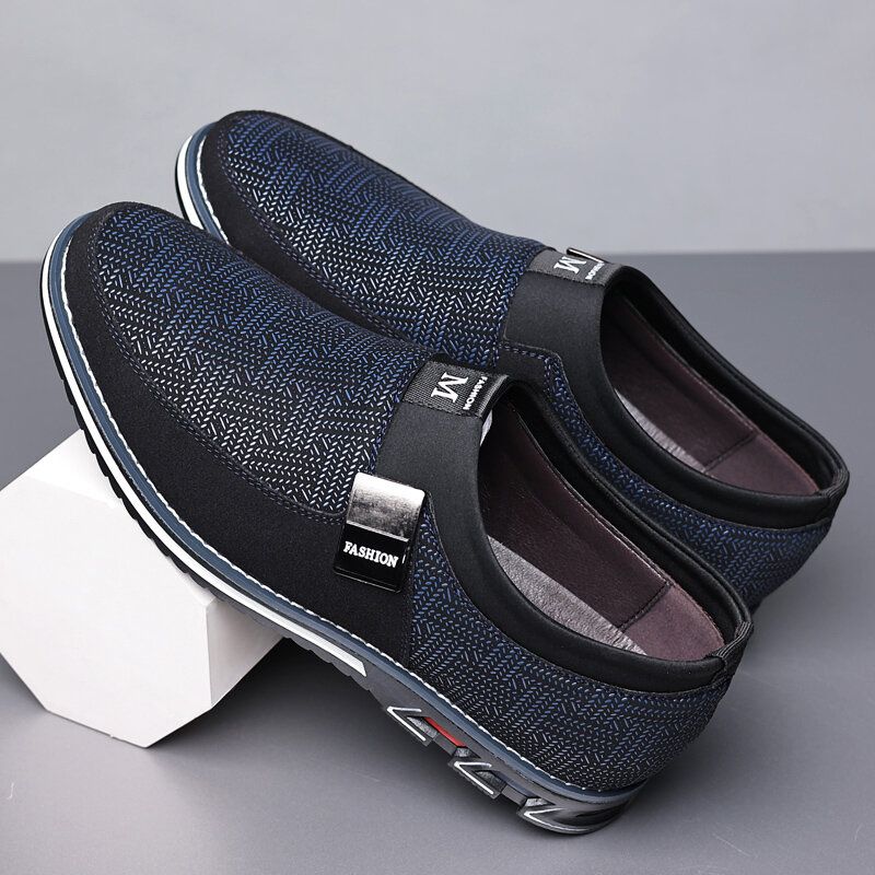 Hommes Respirant Antidérapant Confortable Doux Bas Slip On Casual Business Mocassins Chaussures