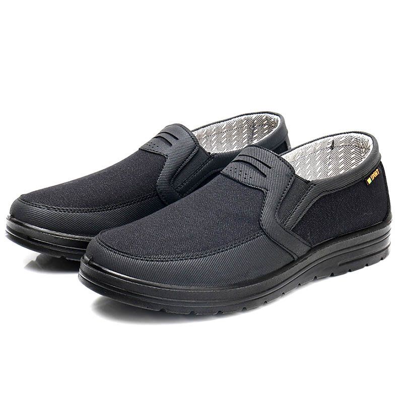 Hommes Respirant Antidérapant Confortable Doux Fond Vieux Pékin Casual Chaussures En Tissu