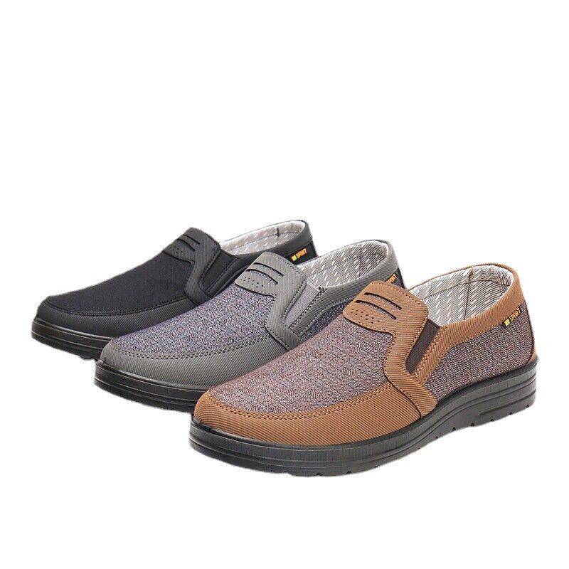 Hommes Respirant Antidérapant Confortable Doux Fond Vieux Pékin Casual Chaussures En Tissu