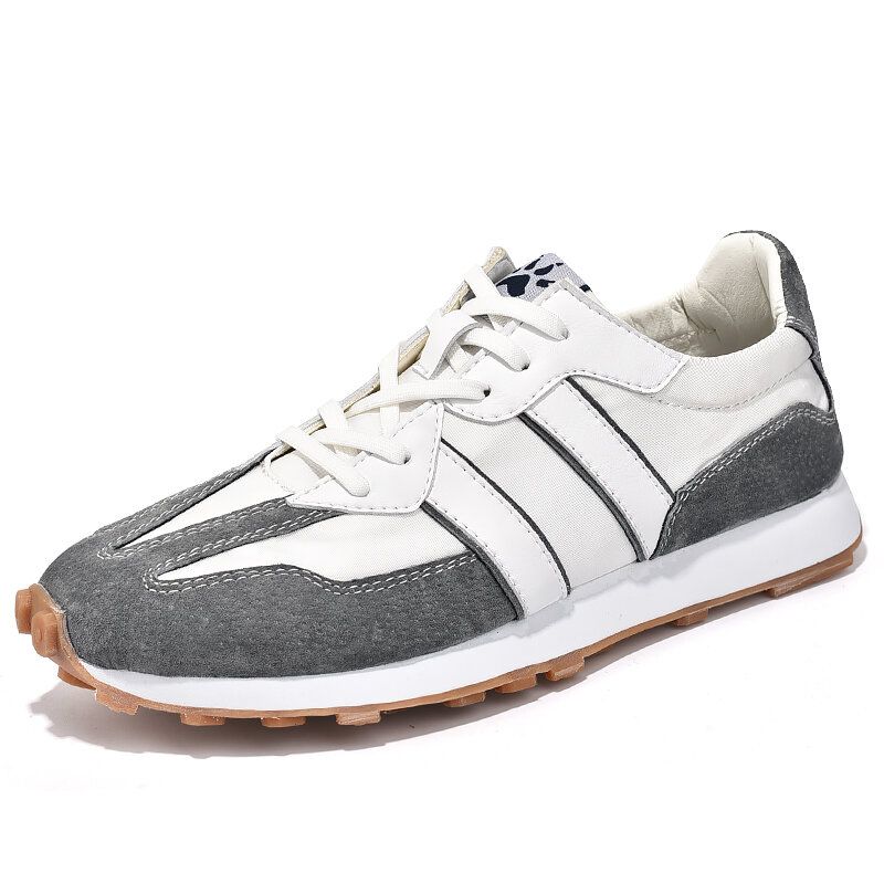 Hommes Respirant Léger Antidérapant Confortable Preppy Style Casual Chaussures De Sport