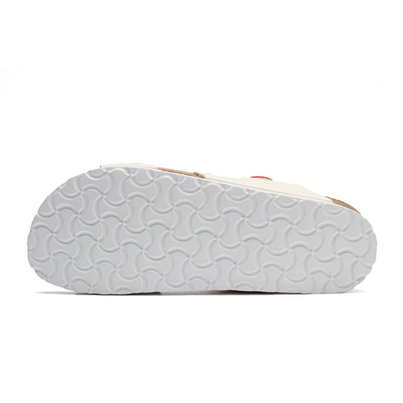 Hommes Respirant Non Slip Cork Bottom Open Beach Casual Slide Slipper