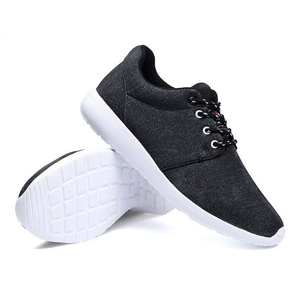 Hommes Respirant Semelle Souple Antidérapant Coussiné Confortable Sports Casual Chaussures De Randonnée