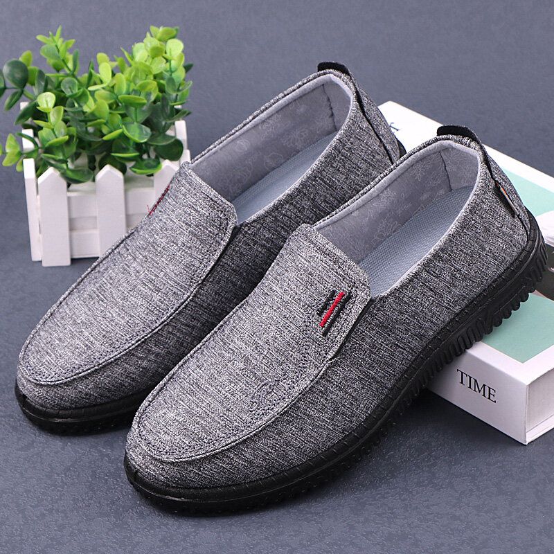 Hommes Respirant Semelle Souple Léger Confortable Rembourré Old Peking Casual Chaussures