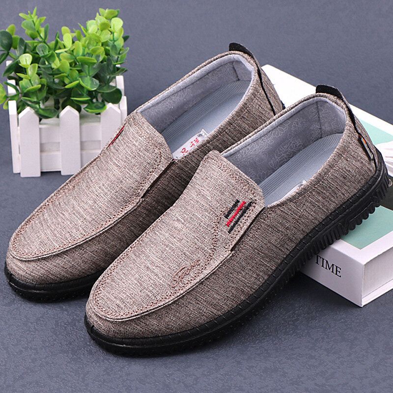 Hommes Respirant Semelle Souple Léger Confortable Rembourré Old Peking Casual Chaussures