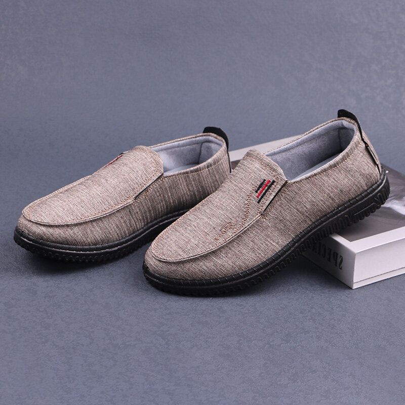 Hommes Respirant Semelle Souple Léger Confortable Rembourré Old Peking Casual Chaussures