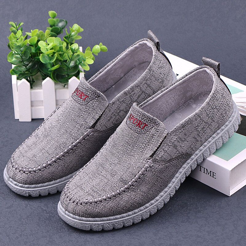 Hommes Respirant Semelle Souple Léger Confortable Slip On Rembourré Chaussures Décontractées