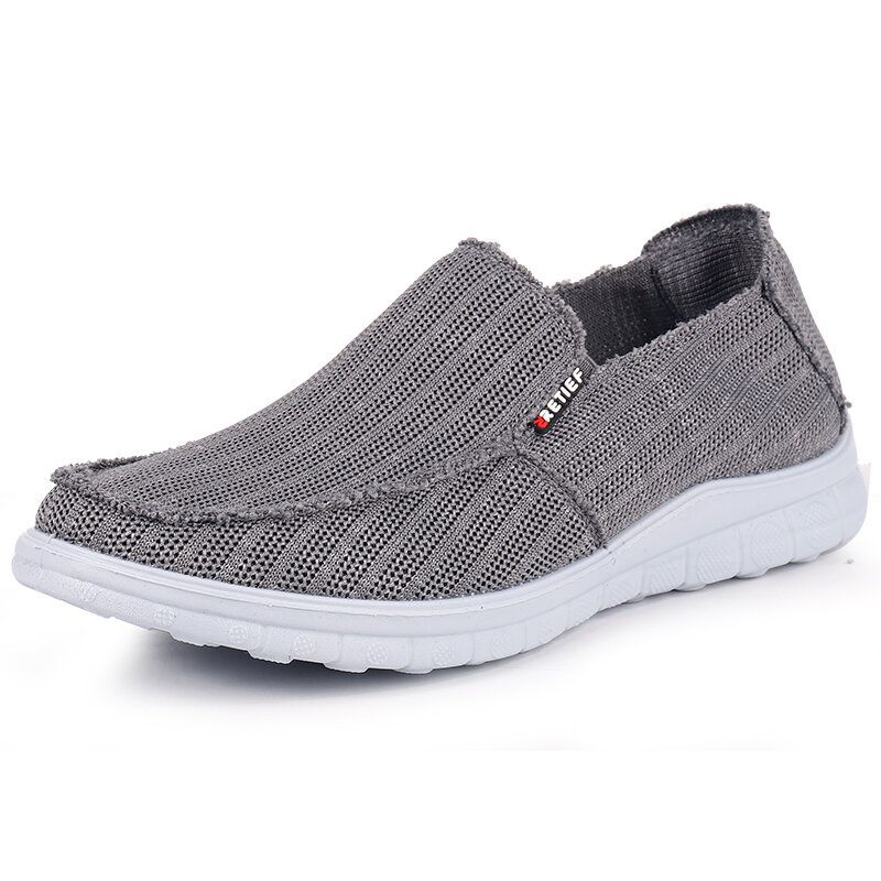 Hommes Respirant Tissu Antidérapant Confortable Doux Fond Vieux Pékin Casual Chaussures