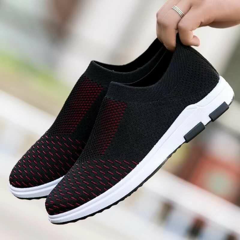 Hommes Respirant Tissu Semelle Souple Confortable Léger Sports Casual Old Peking Chaussures