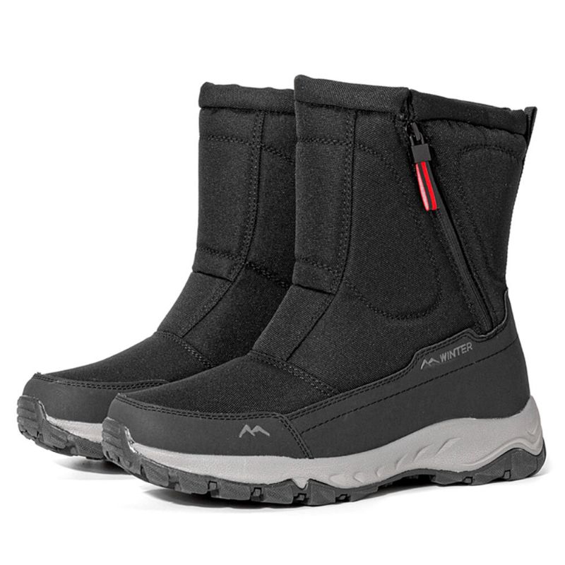 Hommes Side-zip \ Twaterproof Antidérapant Résistant À L'usure Épaissir Plus Velvet Warmth Northeast Snow Boots