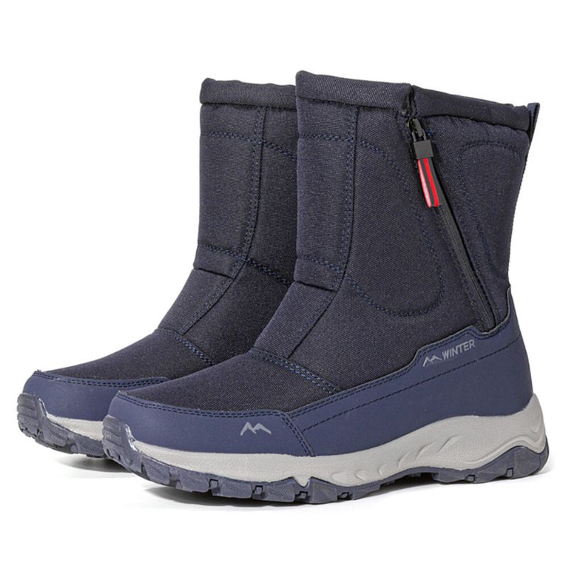 Hommes Side-zip \ Twaterproof Antidérapant Résistant À L'usure Épaissir Plus Velvet Warmth Northeast Snow Boots