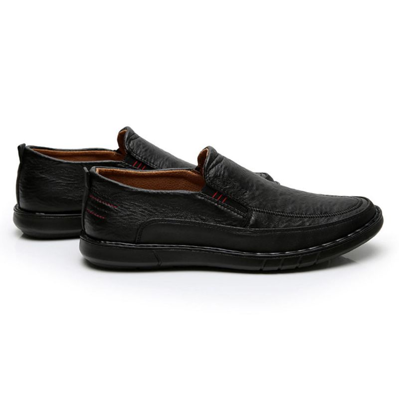 Hommes Slip Resistant Slip On Elastic Band Soft Sole Causal Daily Oxfords