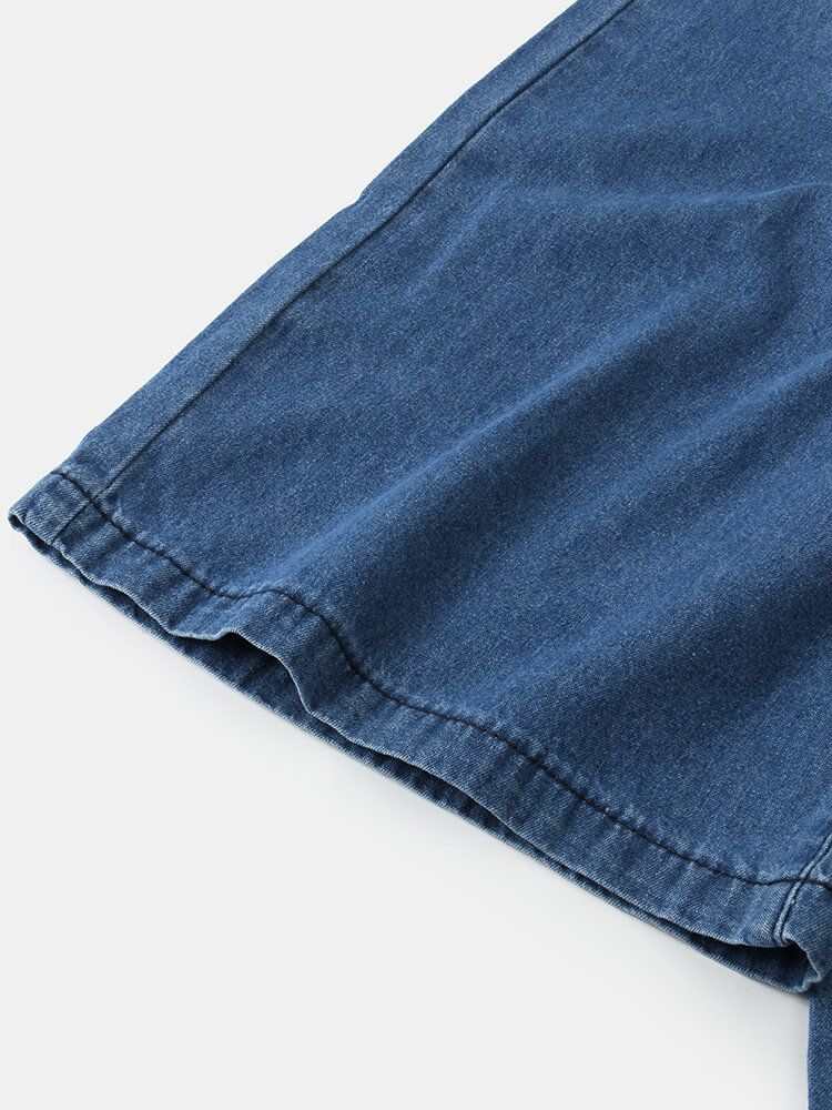 Jeans Décontractés Pour Femmes Avec Braguette À Glissière Et Taille Moyenne À Jambe Large Avec Poche