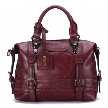 Joseko Femmes En Cuir Artificiel Élégant Grande Capacité Sac À Bandoulière Décontracté Convertible Sangle Sac À Main Sac De Voyage