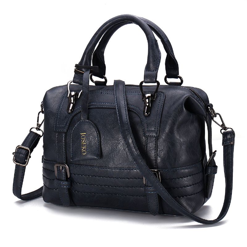 Joseko Femmes En Cuir Artificiel Élégant Grande Capacité Sac À Bandoulière Décontracté Convertible Sangle Sac À Main Sac De Voyage