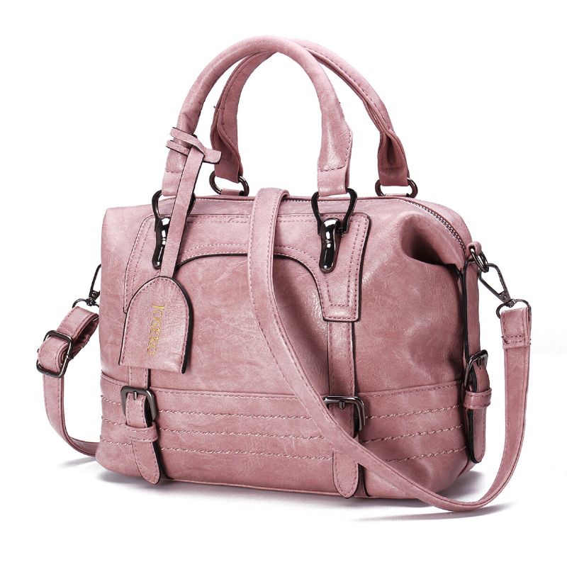 Joseko Femmes En Cuir Artificiel Élégant Grande Capacité Sac À Bandoulière Décontracté Convertible Sangle Sac À Main Sac De Voyage