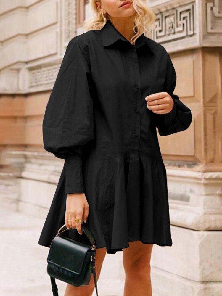 Jupe Chemise En Queue De Poisson À Volants Pour Femmes