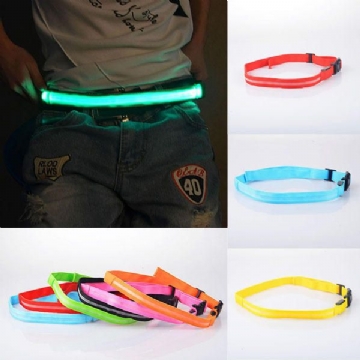 Led Clignotant Ceinture Sécurité Ceinture Réfléchissante Vélo Jogging Courir Ceinture