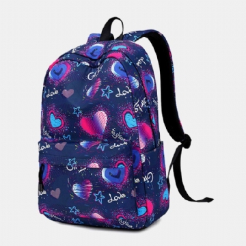 Love Pattern School Bag 15.6 '' Laptop Backpack Rucksack Daypack