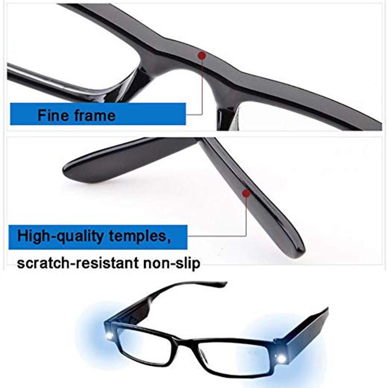 Lunettes De Lecture Cerclées Lunettes De Vue Spectaculaires Avec Lumière Led