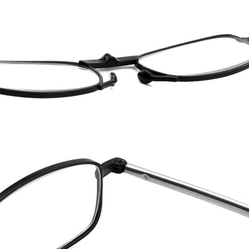 Lunettes Presbytes Unisexes Décontractées Pliables Portables Anti-lumière Ovale En Forme De Cadre Ovale