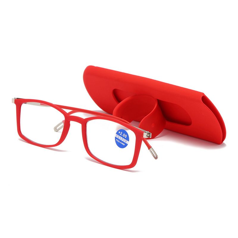 Lunettes De Presbytie Carrées Unisexes Décontractées Anti-rayonnement Anti-lumière Bleue