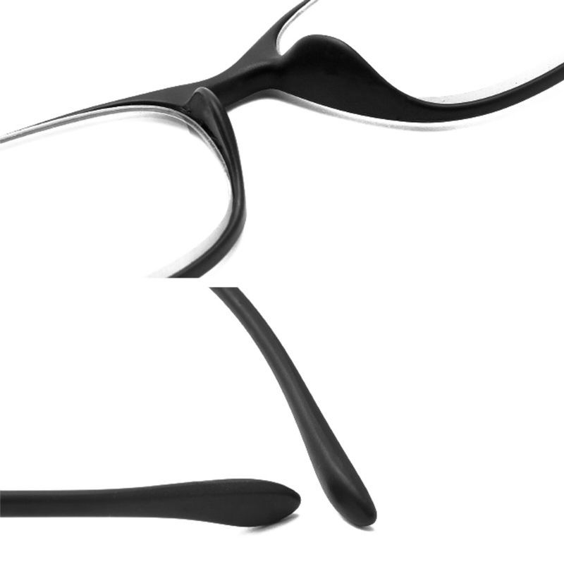 Lunettes De Presbytie En Forme De Cadre Ovale Anti-lumière Bleue Unisexe Décontractées