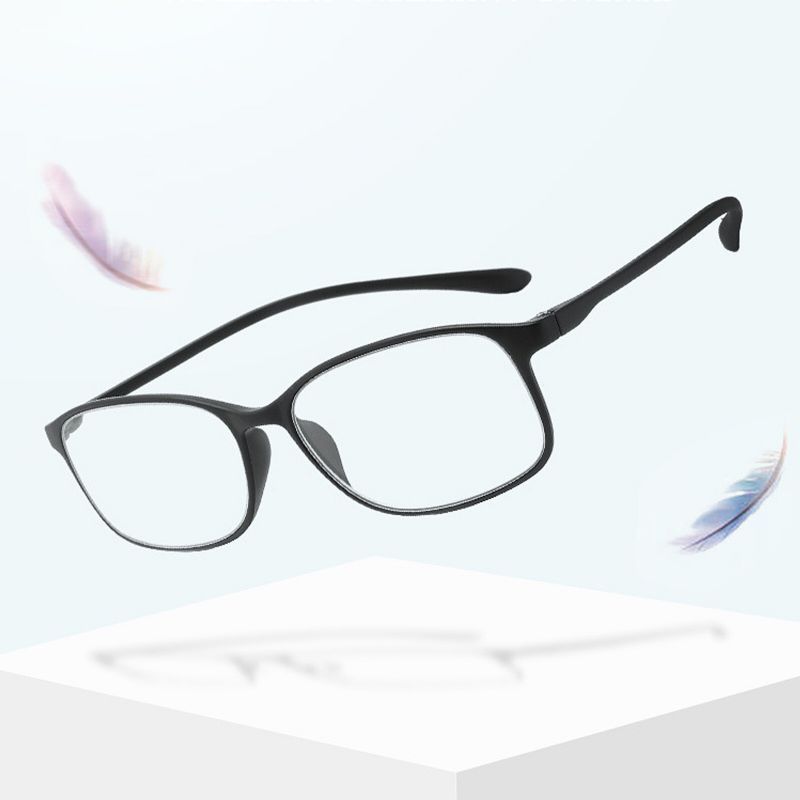 Lunettes De Presbytie En Forme De Cadre Ovale Anti-lumière Bleue Unisexe Décontractées