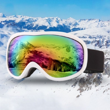 Lunettes De Ski Unisexes À Double Couche Grand Champ De Vision Spherical Professional Dual-lens Anti-buée Windproof Goggles