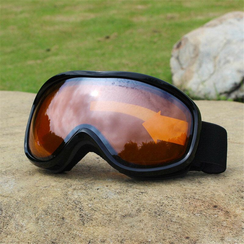 Lunettes De Ski Unisexes À Double Couche Grand Champ De Vision Spherical Professional Dual-lens Anti-buée Windproof Goggles