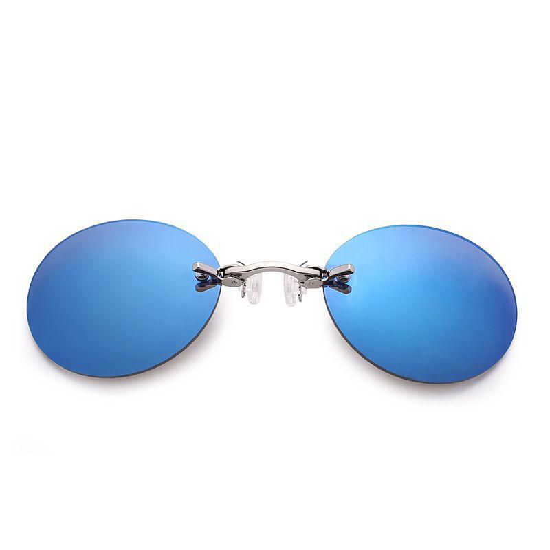 Lunettes De Soleil À Clip En Métal Pour Hommes