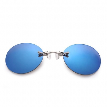 Lunettes De Soleil À Clip En Métal Pour Hommes