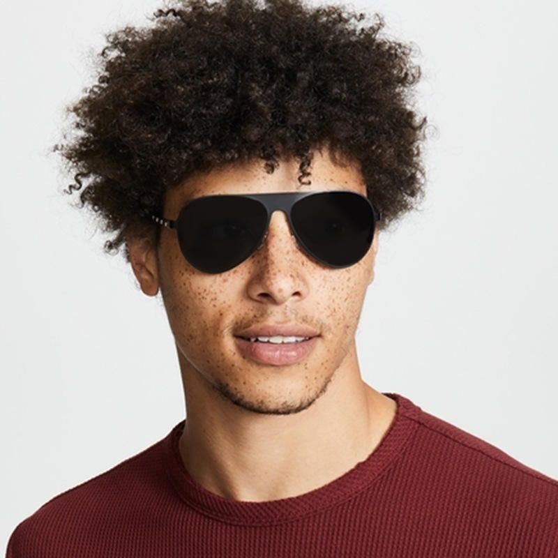 Lunettes De Soleil Mate En Métal Anti-uv Wild Hd Pour Hommes