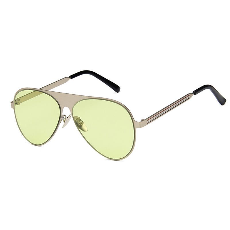 Lunettes De Soleil Mate En Métal Anti-uv Wild Hd Pour Hommes